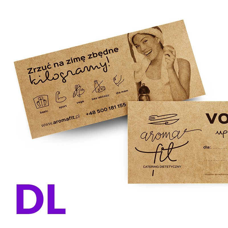 ULK-DL01 Ulotki KRAFT DL