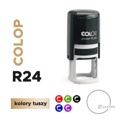 Pieczątka okrągła COLOP R24