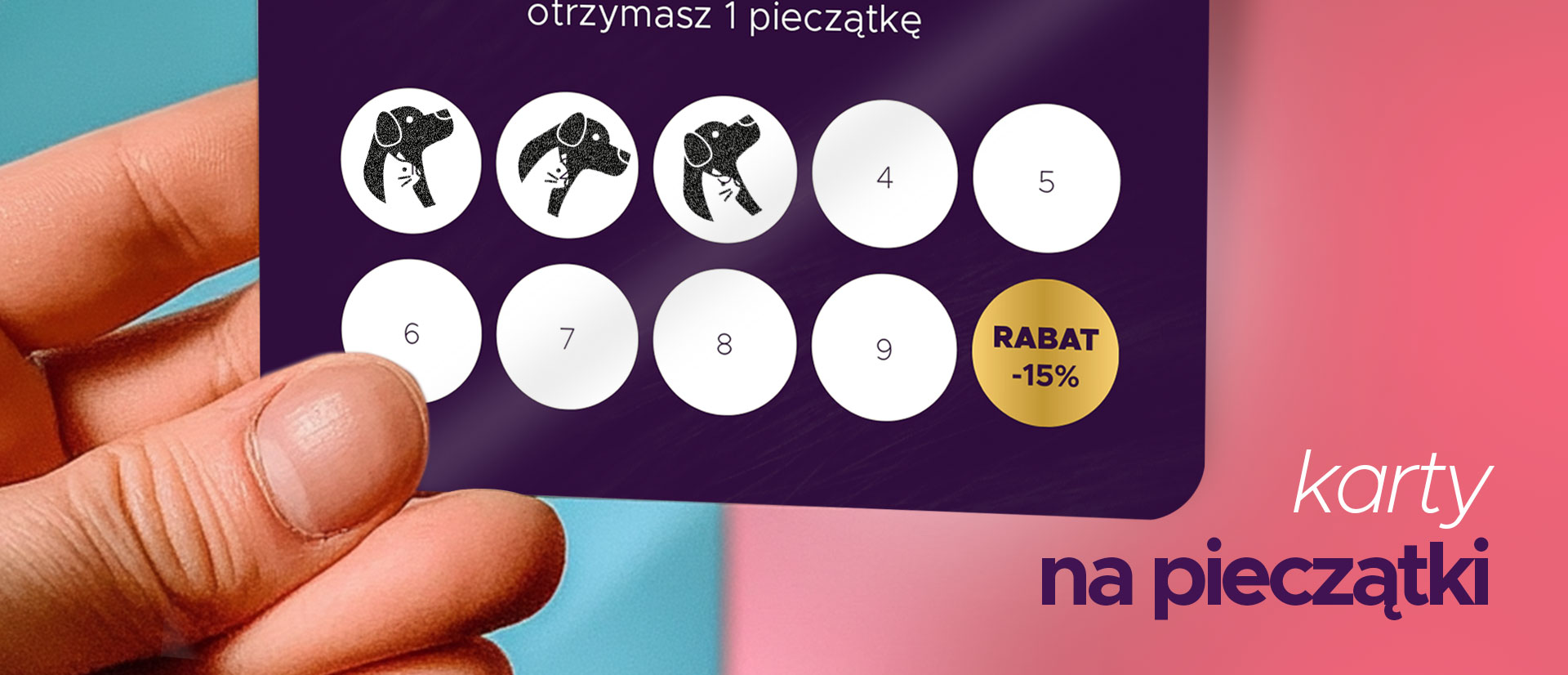 karty lojalnościowe na pieczątki